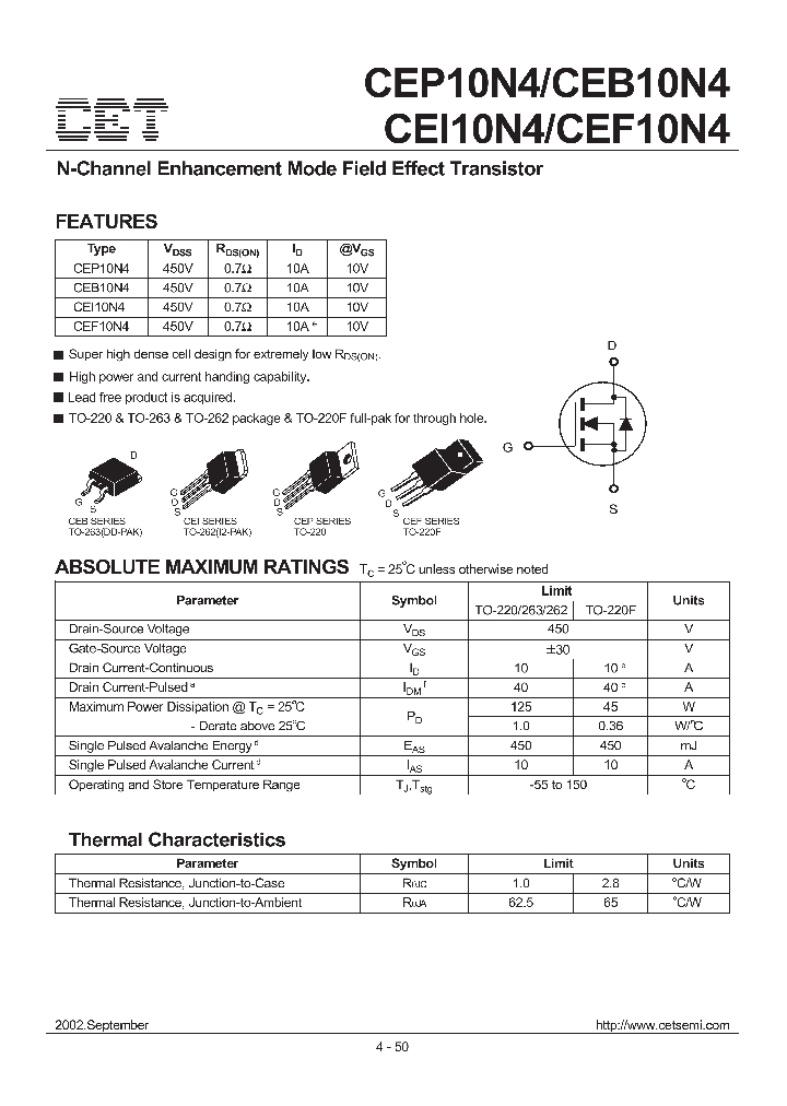 CEF10N4_4645124.PDF Datasheet