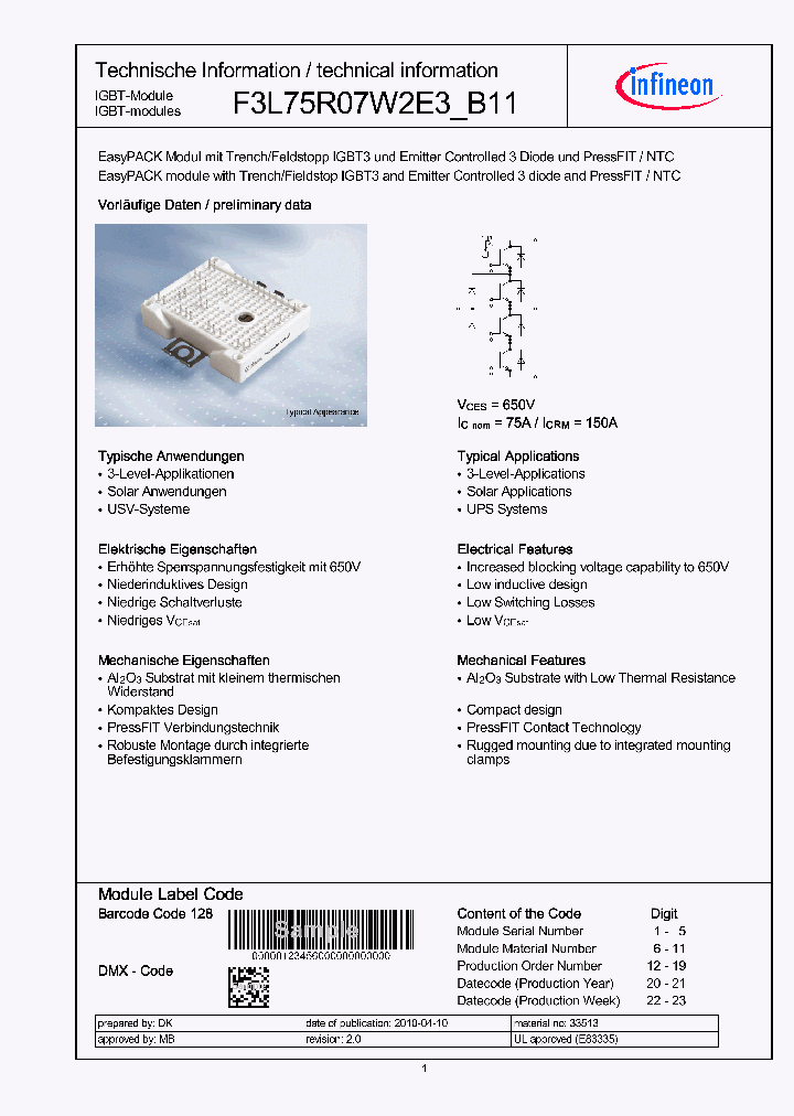 F3L75R07W2E3B11_4645304.PDF Datasheet