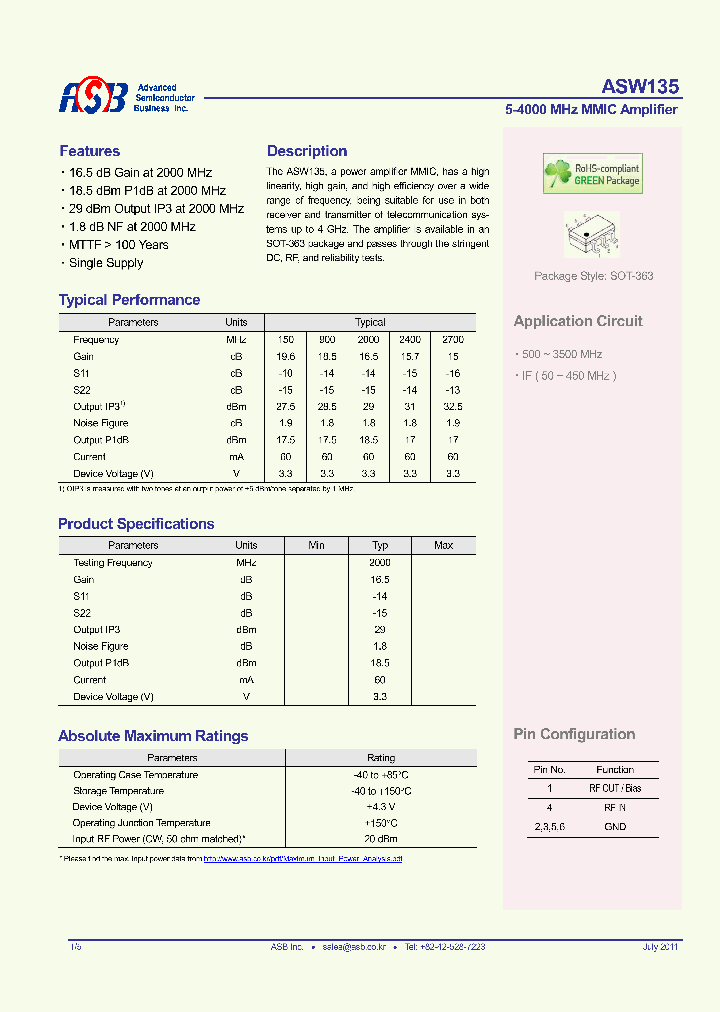 ASW135_4645593.PDF Datasheet