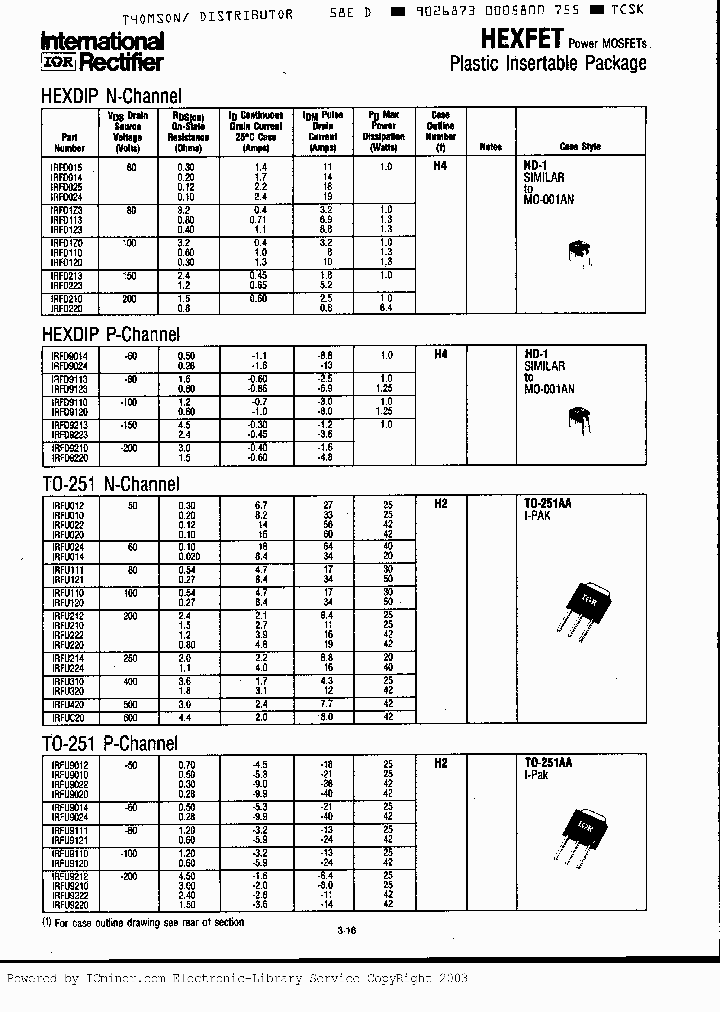 IRFU9012_4646423.PDF Datasheet