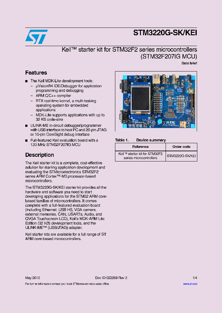 STM3220G-SK_4646614.PDF Datasheet