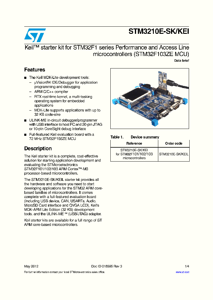 STM3210E-SK_4646612.PDF Datasheet