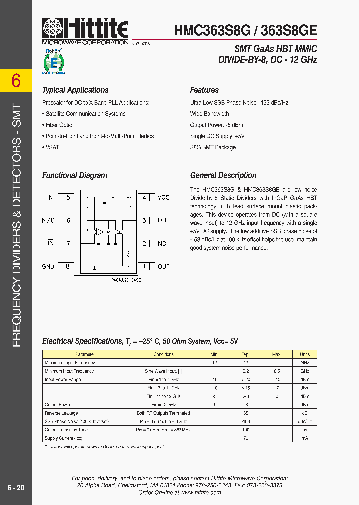 HMC363S8GE_4646921.PDF Datasheet