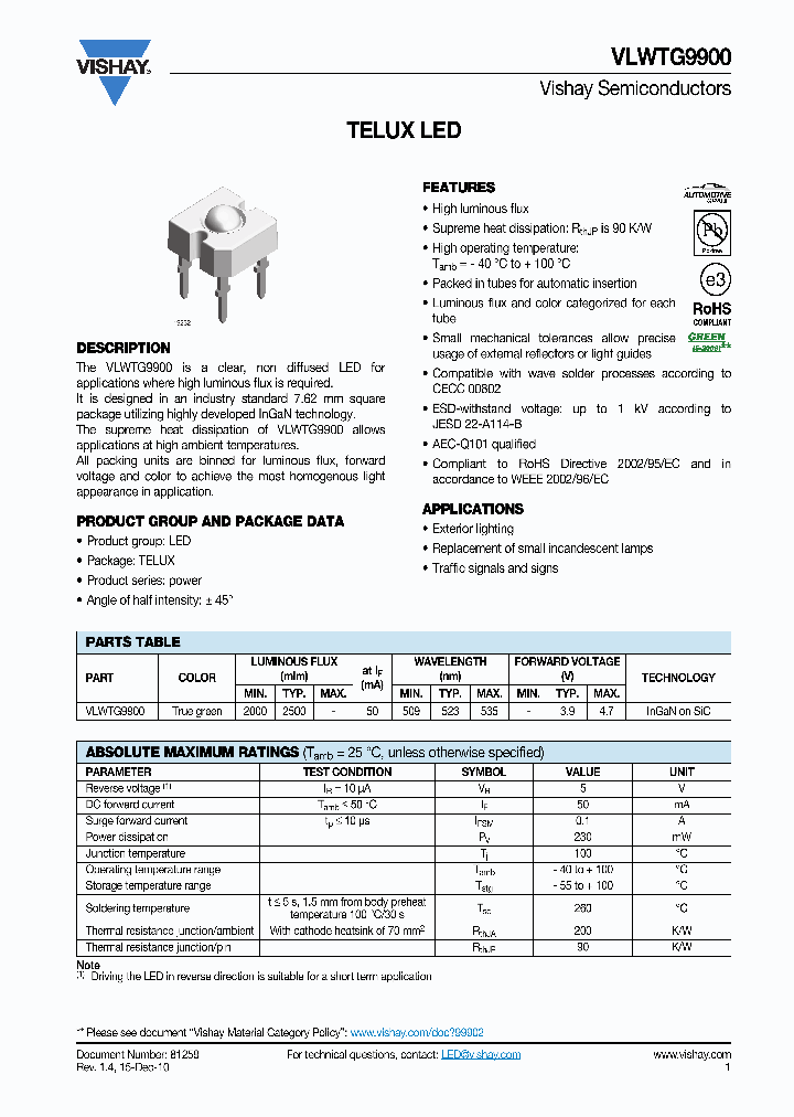 VLWTG9900_4647528.PDF Datasheet