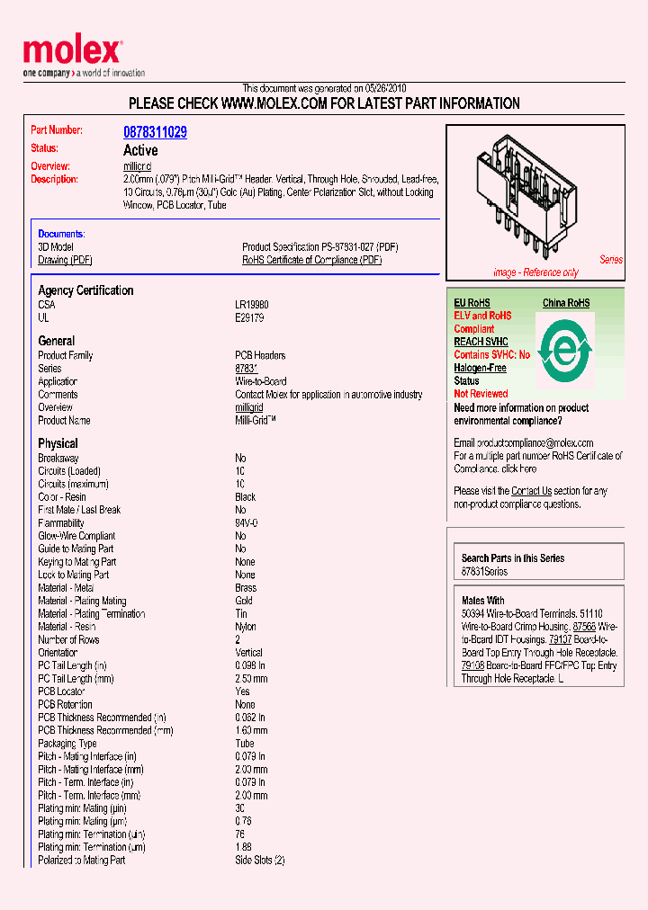 0878311029_4648035.PDF Datasheet