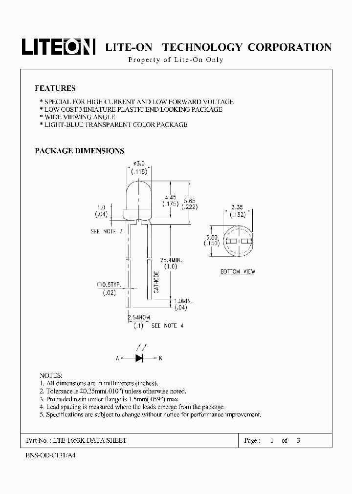 LTE-1653K_4648433.PDF Datasheet