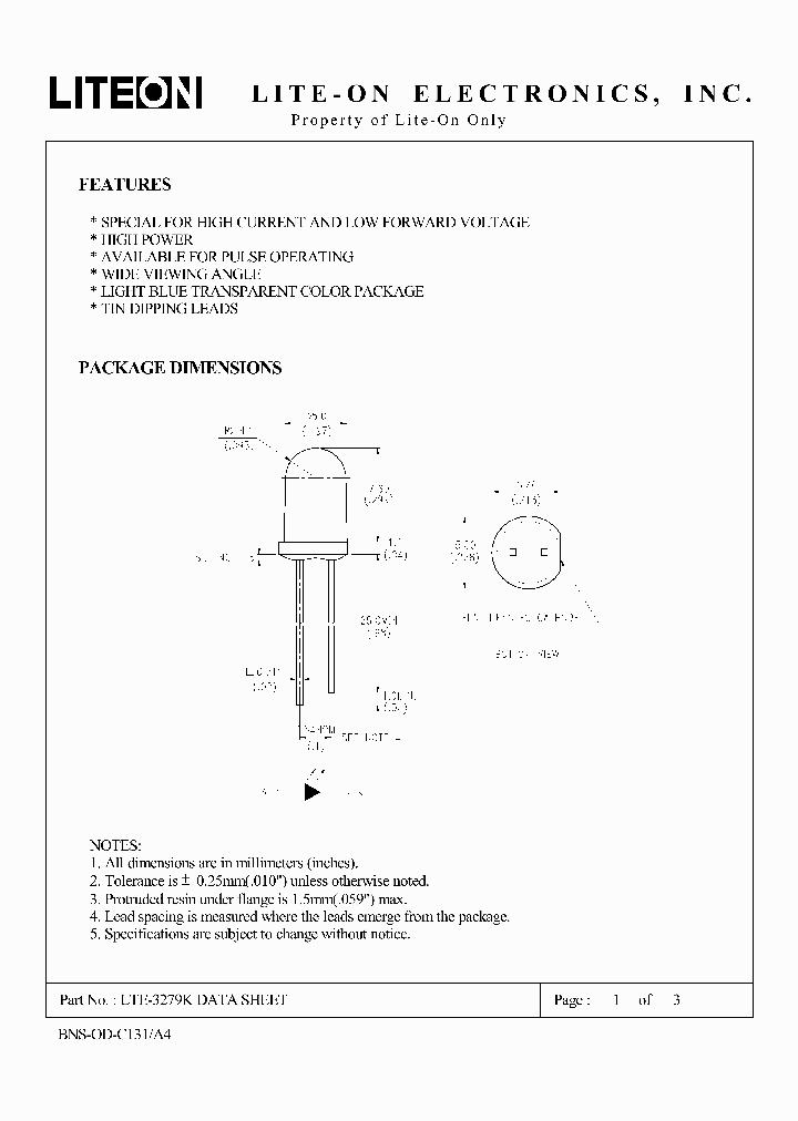 LTE-3279K_4648447.PDF Datasheet