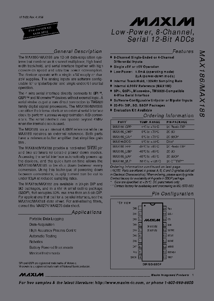 MAX188AEPP_4649514.PDF Datasheet