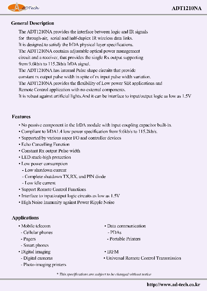 ADT1210NA_4649861.PDF Datasheet