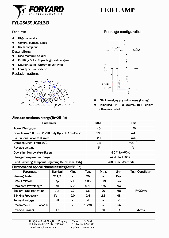 FYL-25A6SUGC1B-B_4650781.PDF Datasheet
