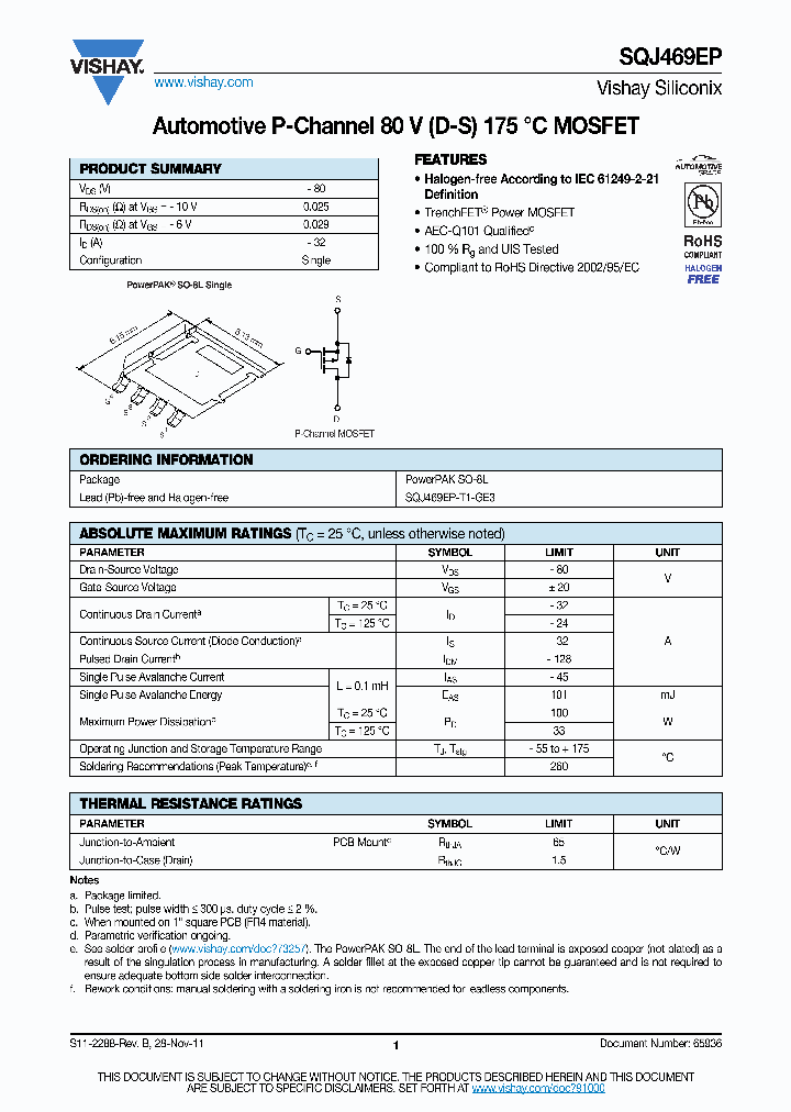 SQJ469EP_4650853.PDF Datasheet