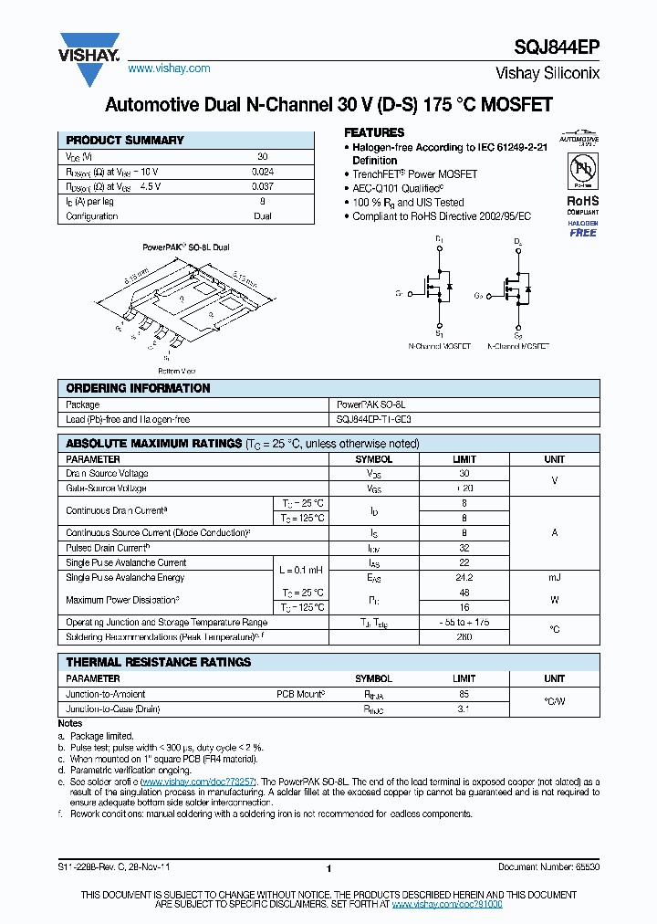 SQJ844EP_4650856.PDF Datasheet