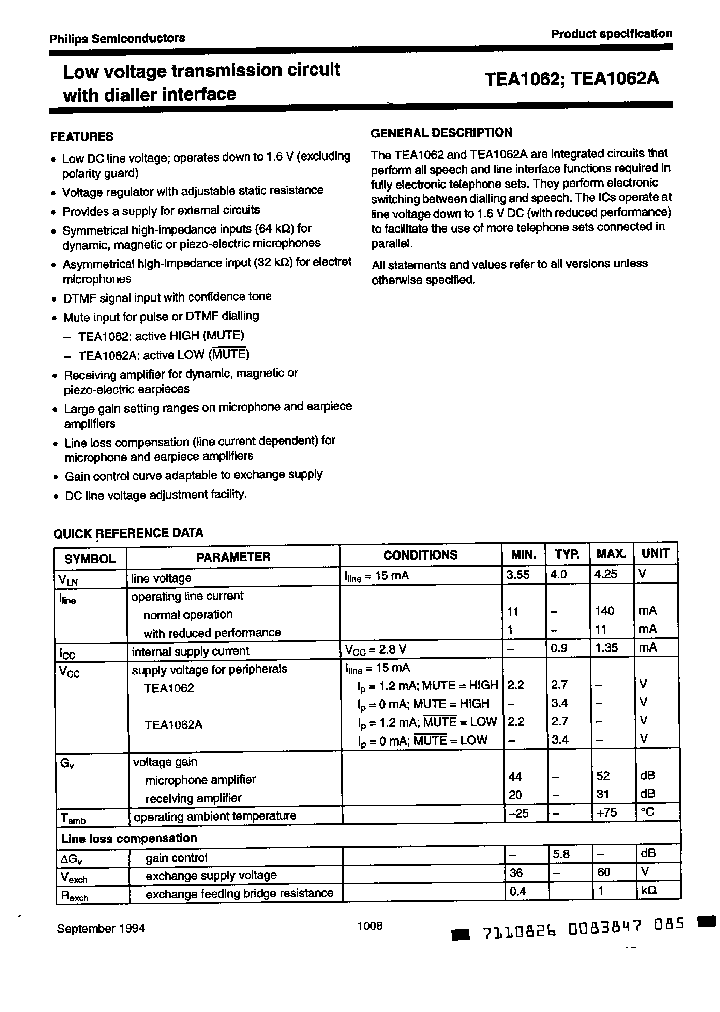 TEA1062C4M1_4651233.PDF Datasheet