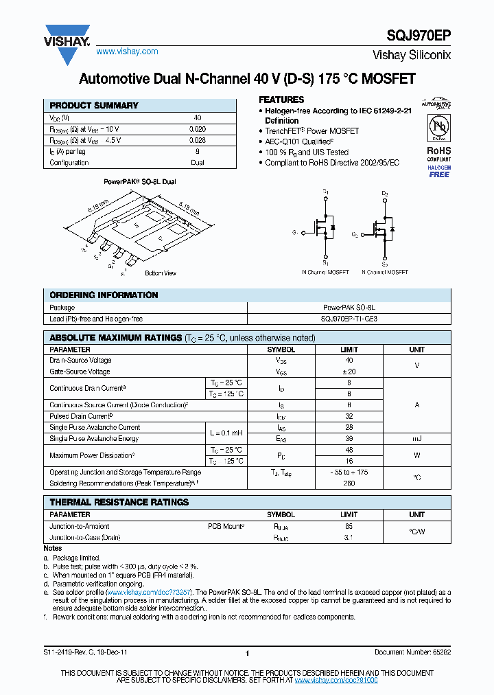 SQJ970EP_4650865.PDF Datasheet