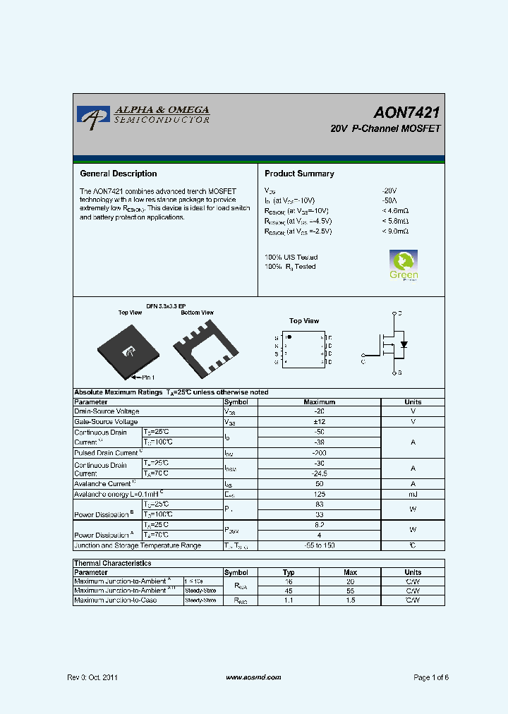 AON7421_4651641.PDF Datasheet
