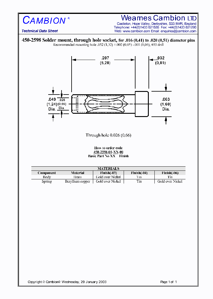 450-2598_4651716.PDF Datasheet