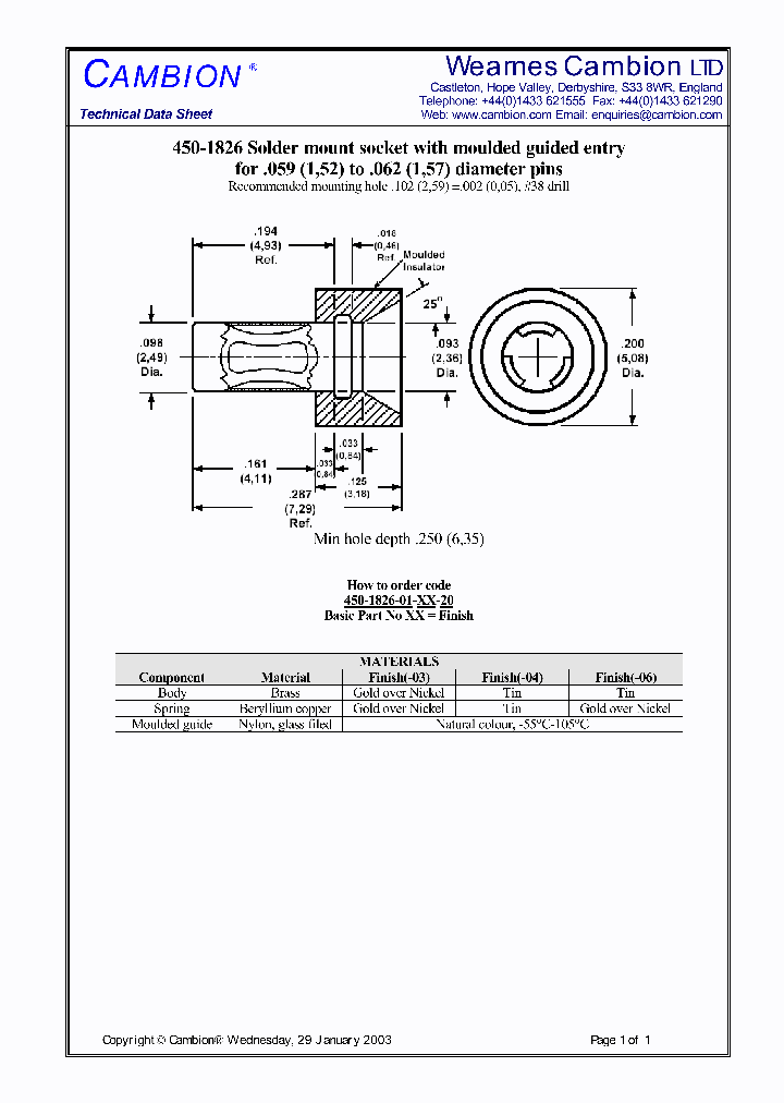 450-1826_4651715.PDF Datasheet
