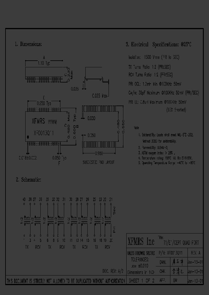 XF0013Q11_4653021.PDF Datasheet