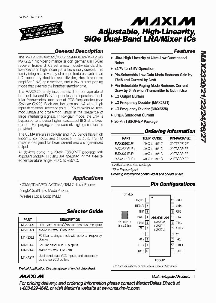 MAX2320EUP_4654003.PDF Datasheet