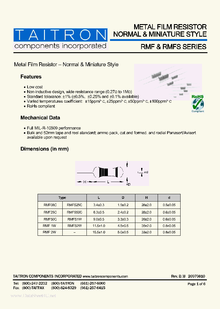 RMF08C_4654109.PDF Datasheet