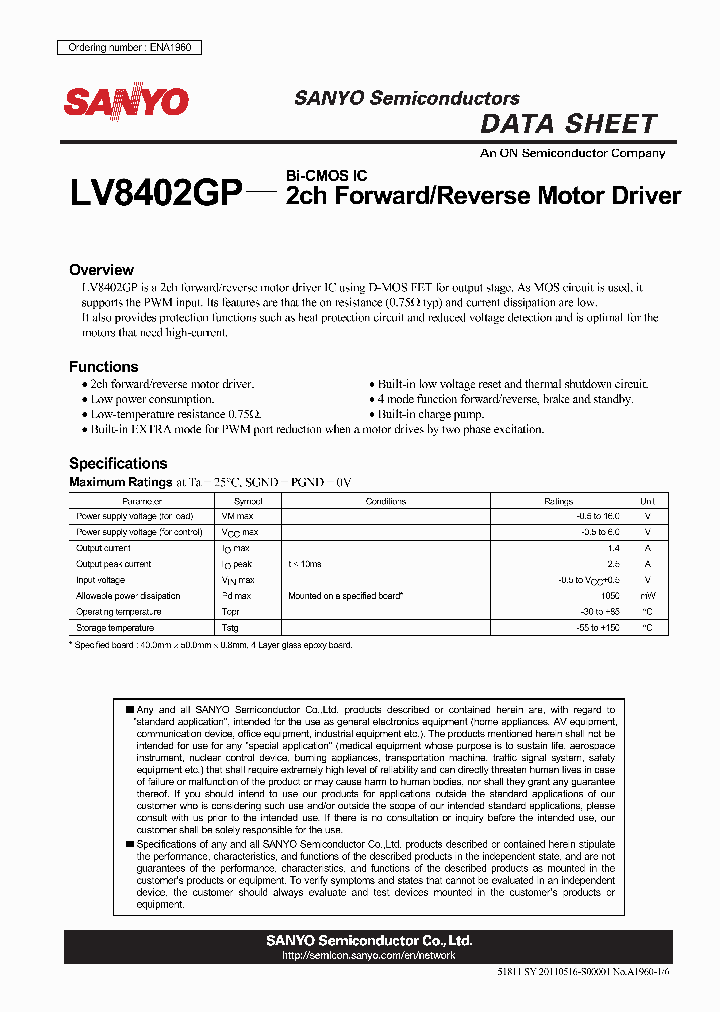 LV8402GP_4654388.PDF Datasheet
