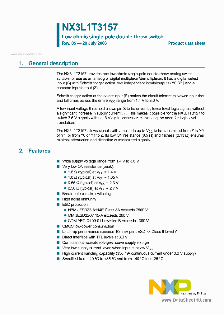 NX3L1T3157_4655033.PDF Datasheet