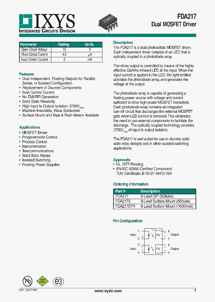 FDA217_4654991.PDF Datasheet
