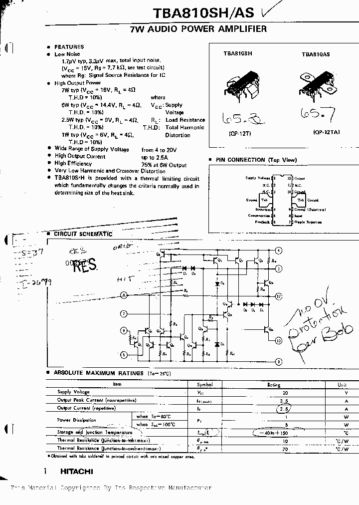 TBA810SHAS_4655639.PDF Datasheet