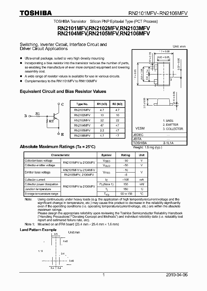 RN2101MFV_4655676.PDF Datasheet