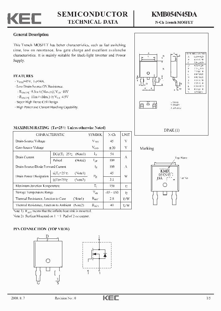KMB054N45DA_4656397.PDF Datasheet