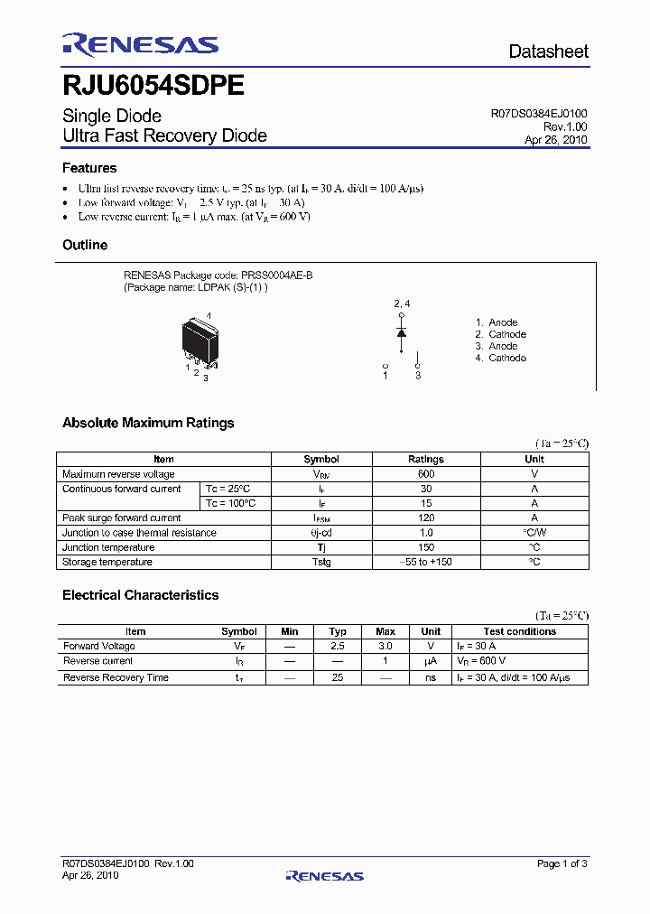 RJU6054SDPE_4656538.PDF Datasheet