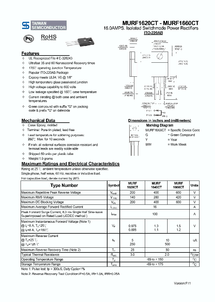 MURF1660CT_4660059.PDF Datasheet