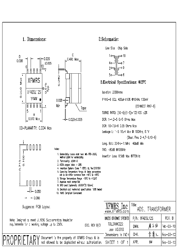 XFADSL12S10_4660103.PDF Datasheet