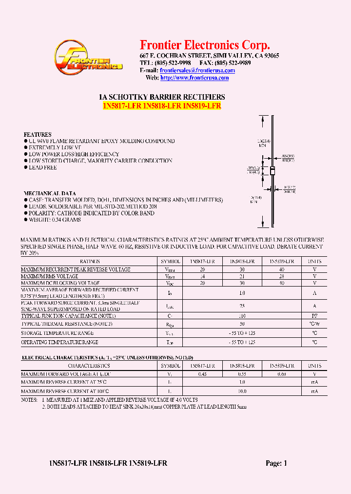 1N5819-LFR_4660816.PDF Datasheet