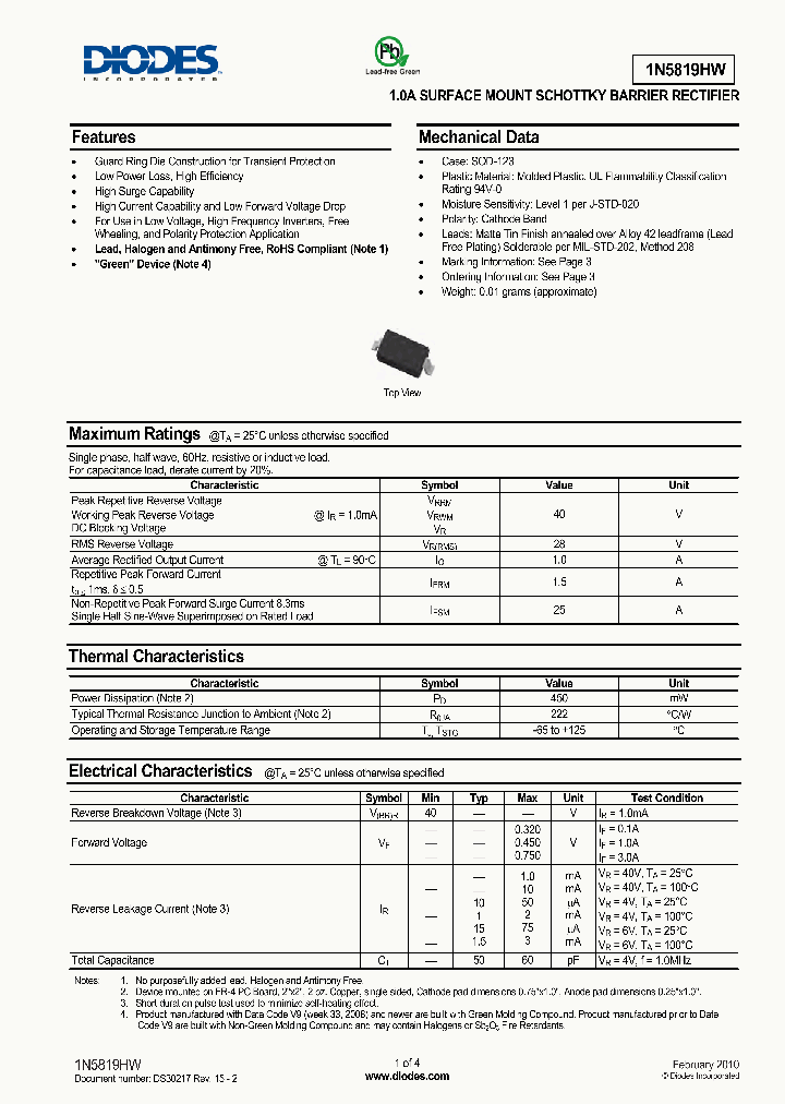 1N5819HW10_4660828.PDF Datasheet