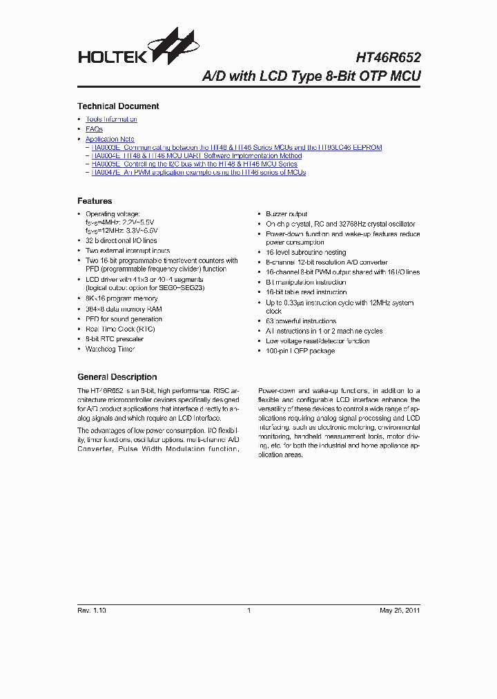 HT46R65211_4662134.PDF Datasheet