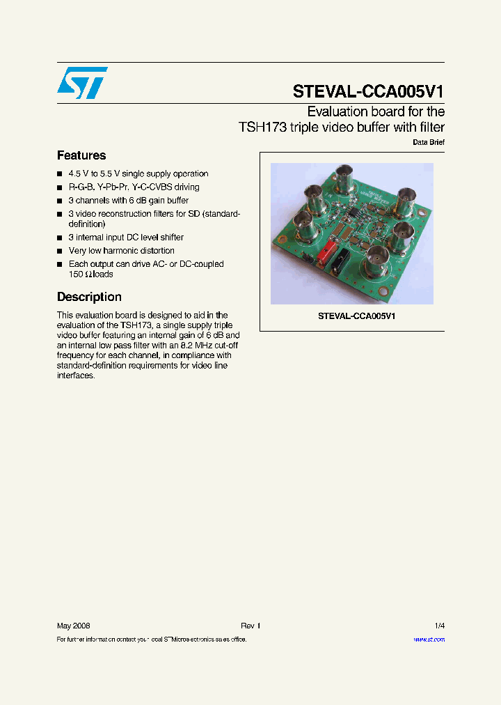 STEVAL-CCA005V1_4662789.PDF Datasheet