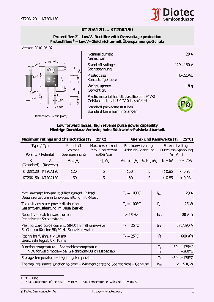 KT20A150_4663935.PDF Datasheet