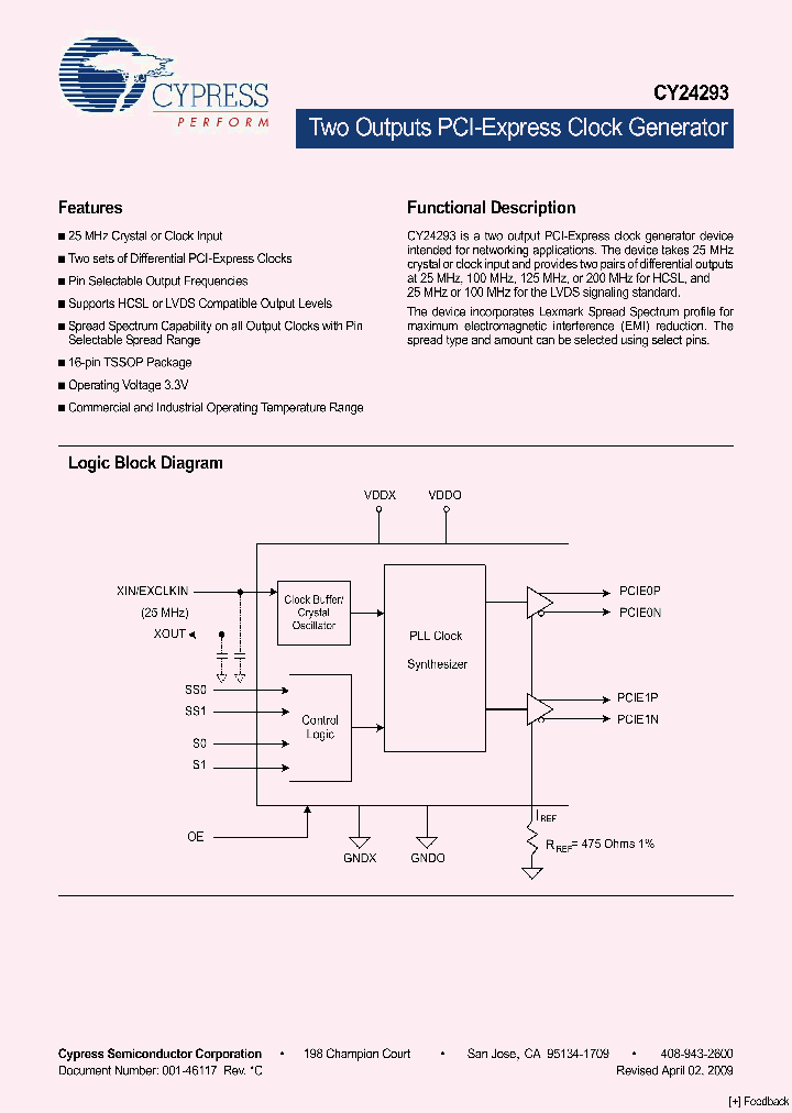 CY24293ZXC_4664272.PDF Datasheet