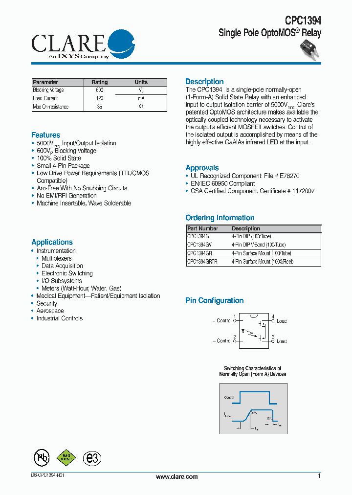 CPC1394G_4663879.PDF Datasheet