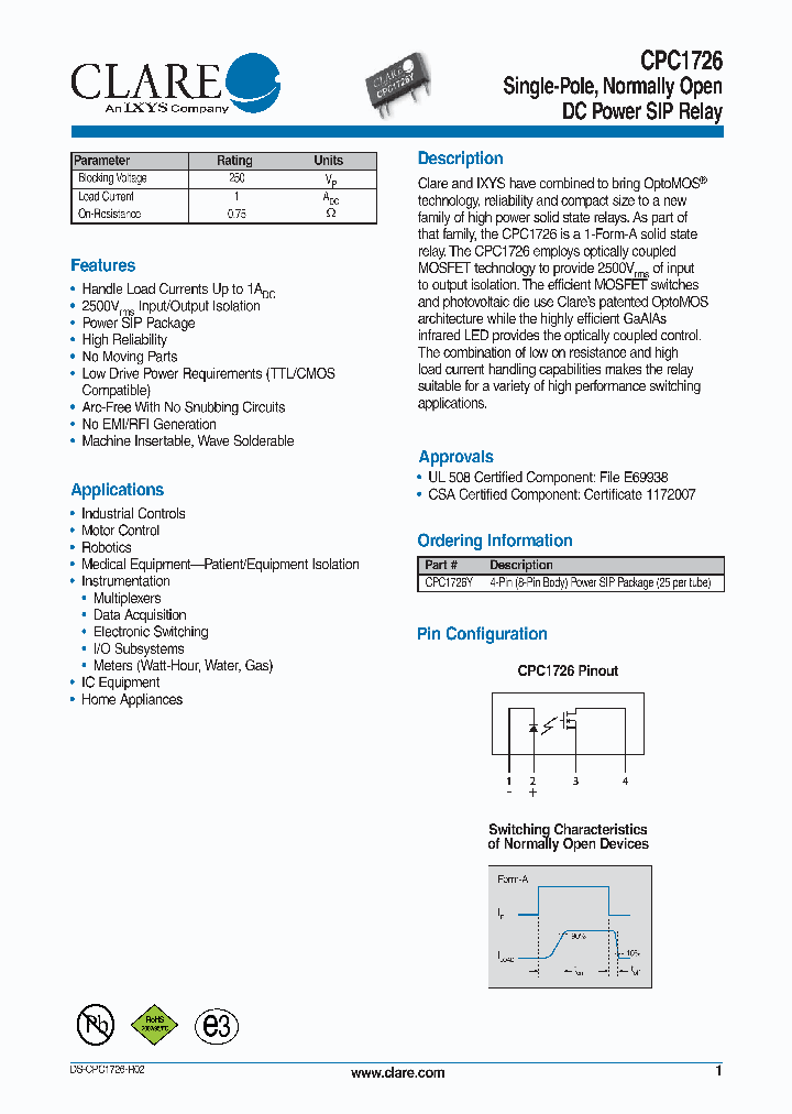 CPC172610_4663925.PDF Datasheet