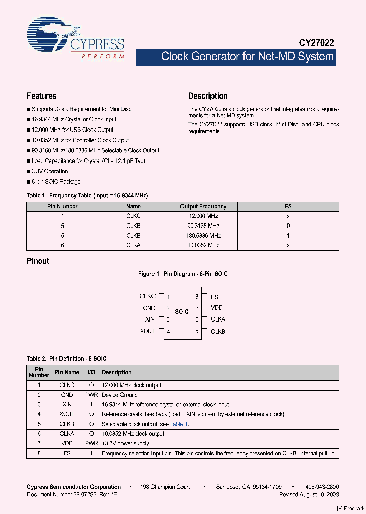 CY27022SXCT_4664167.PDF Datasheet
