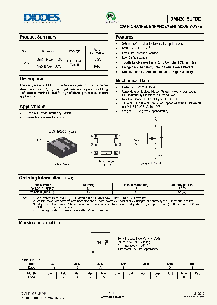 DMN2015UFDE-7_4665659.PDF Datasheet