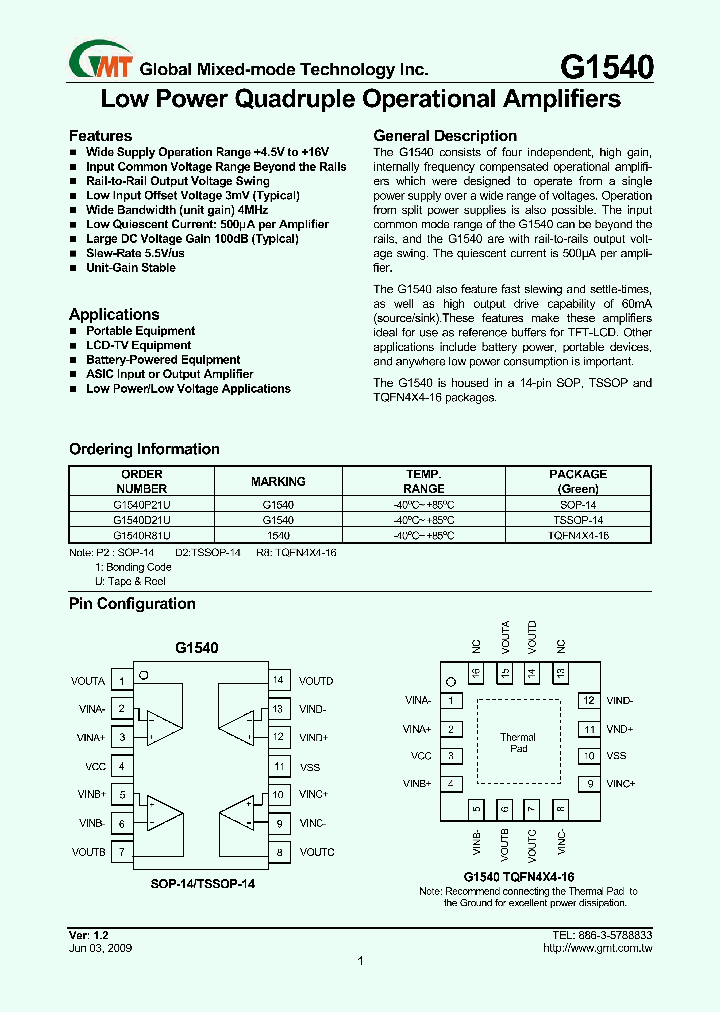 G1540_4663252.PDF Datasheet
