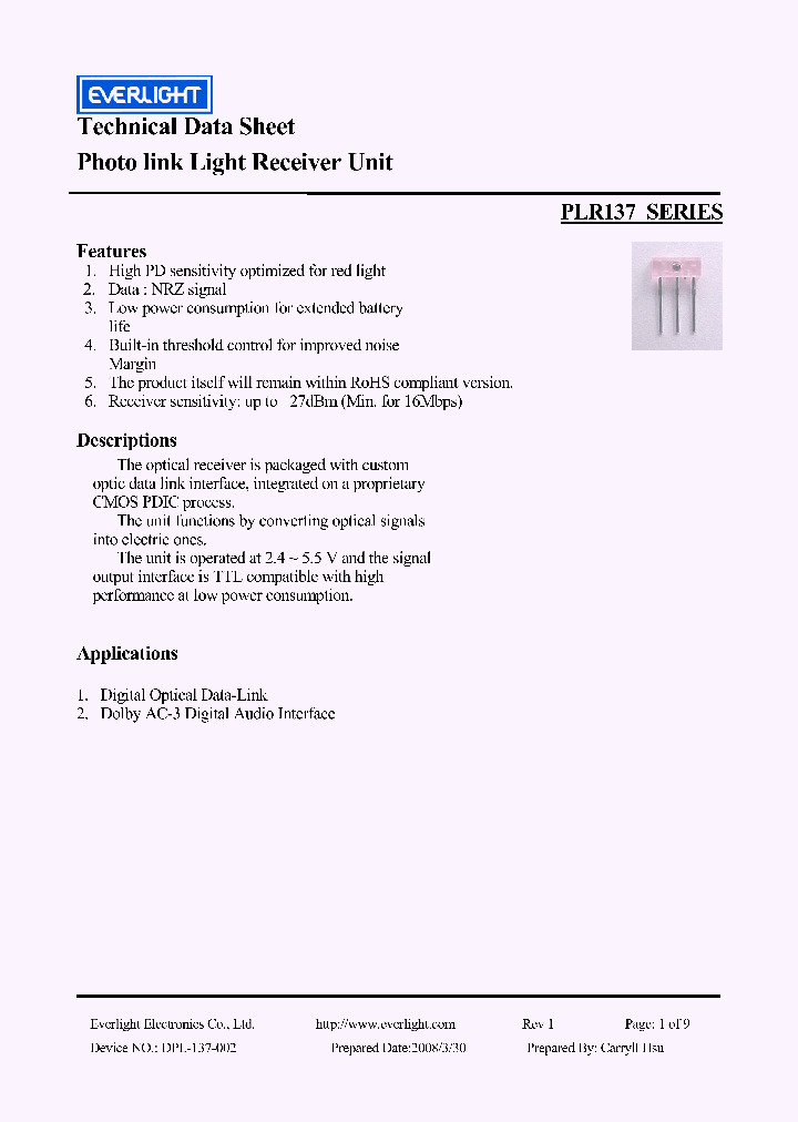 PLR137-S9_4666311.PDF Datasheet