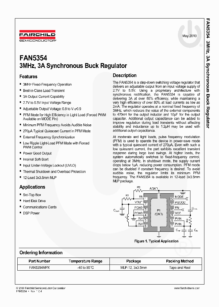 FAN5354MPX_4666692.PDF Datasheet