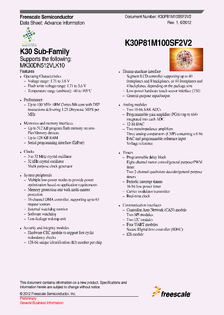MK30DN512VLK10_4667642.PDF Datasheet