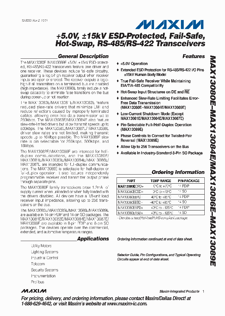 MAX13080E11_4669621.PDF Datasheet