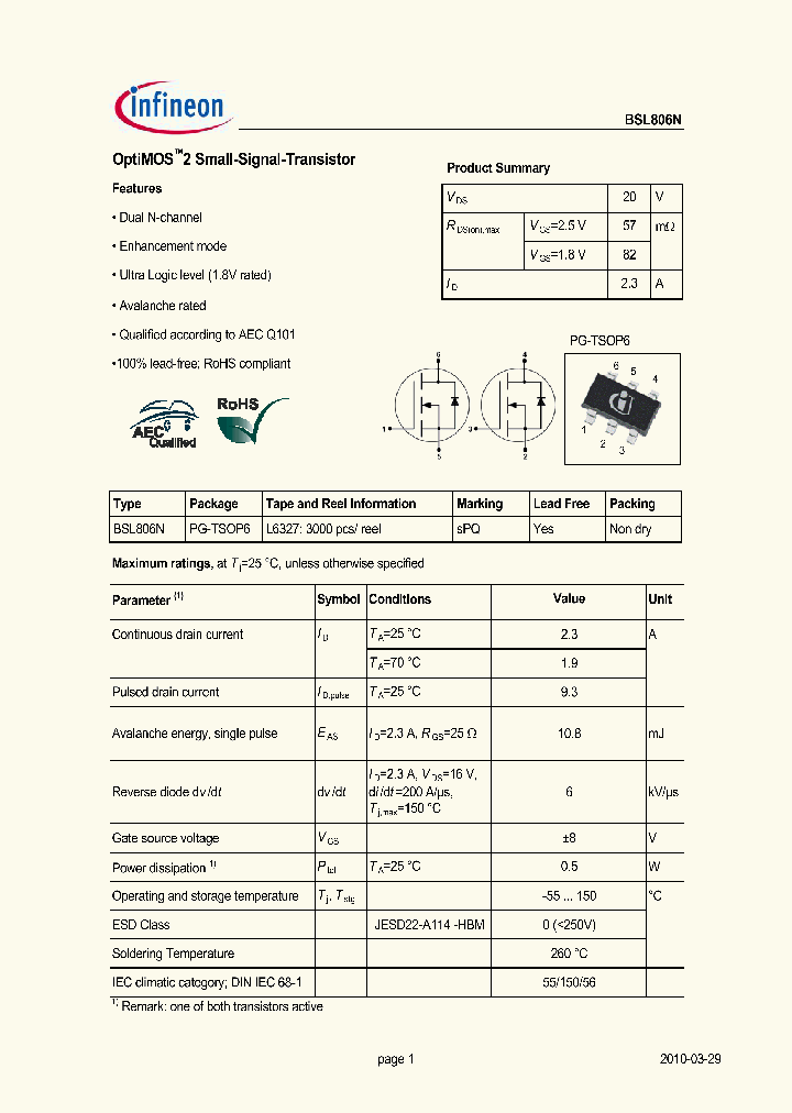 BSL806N_4669727.PDF Datasheet