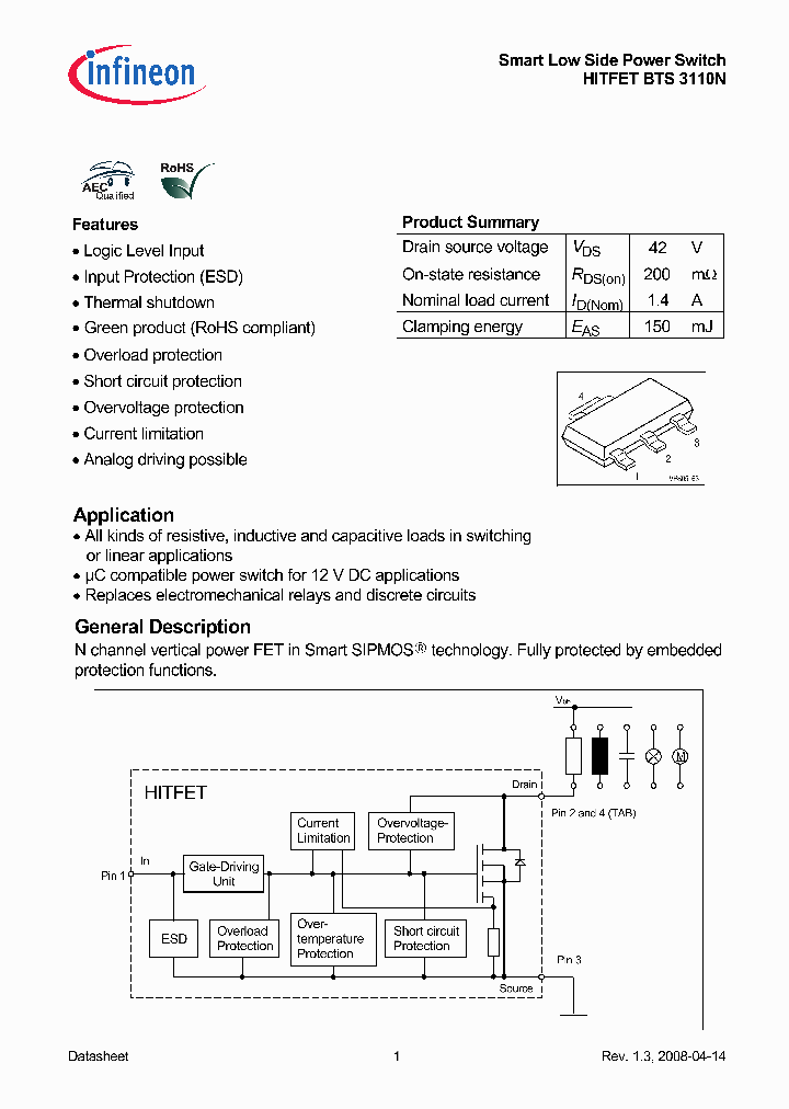 BTS3110N_4669534.PDF Datasheet